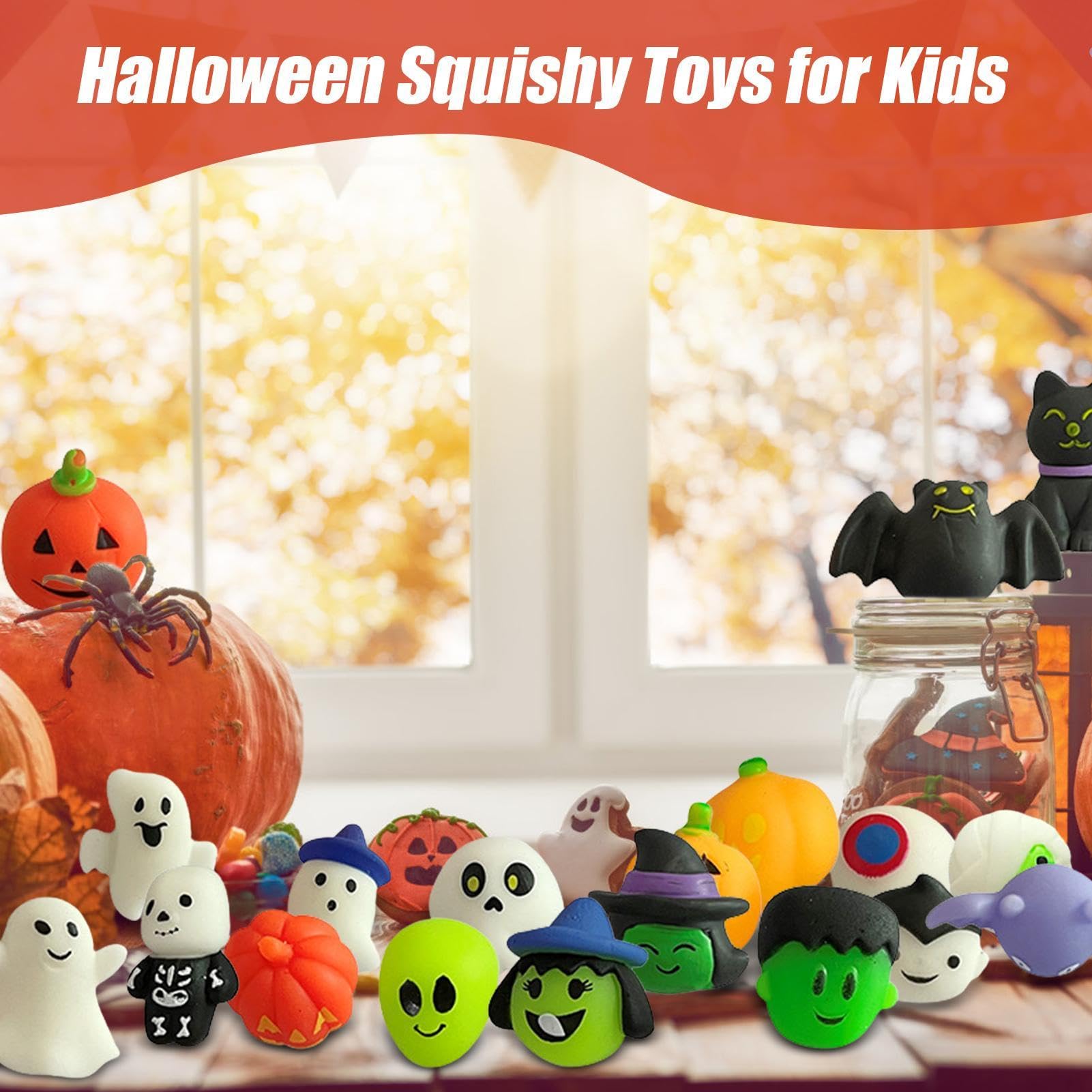 スクイーズ おもちゃの森 ハロウィン クリスマス Amazon | ハロウィン スクイーズ おもちゃ 24個入り パンプキン